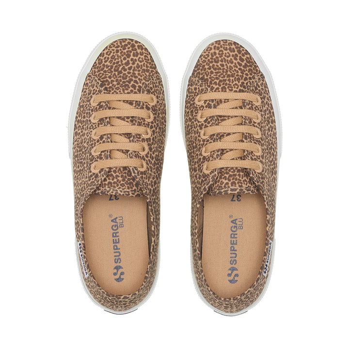 Woman's Low Cut Beige Sneakers with Cotton Upper 4