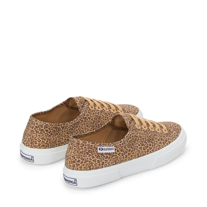 Woman's Low Cut Beige Sneakers with Cotton Upper 3
