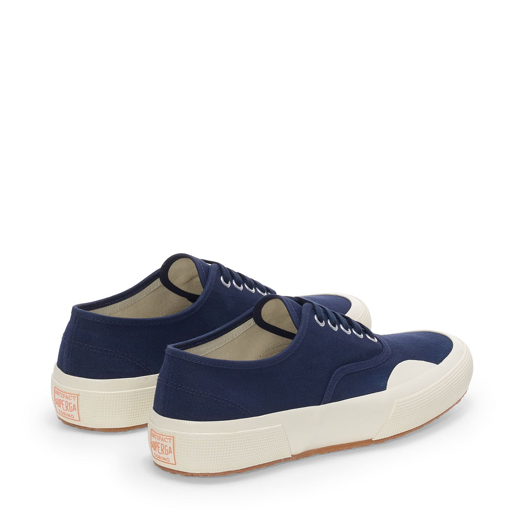 Unisex Navy Low Cut Sneakers with Cotton Upper main
