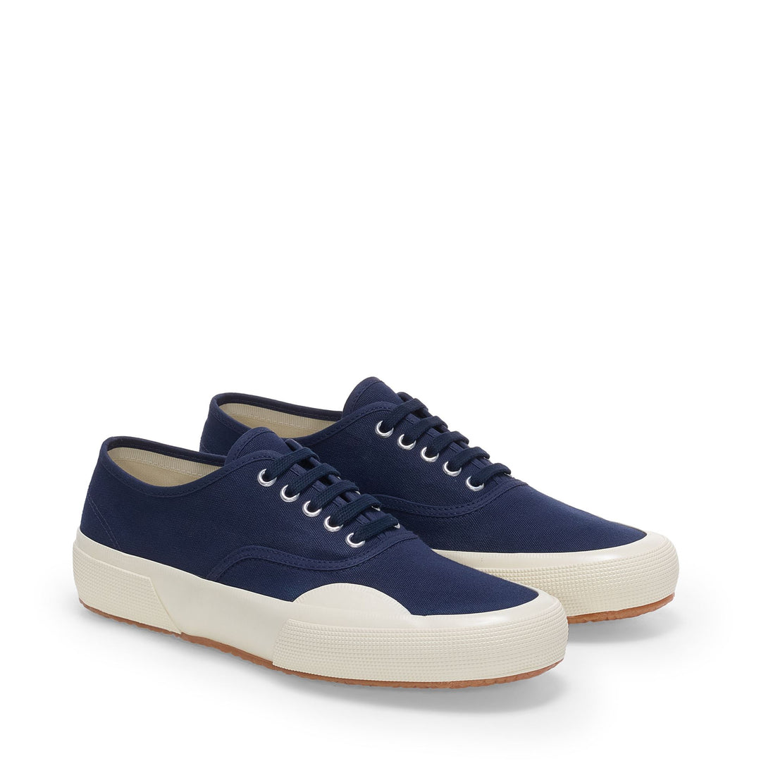 Unisex Navy Low Cut Sneakers with Cotton Upper main