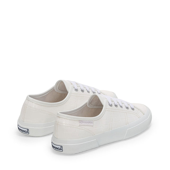 Niedrig geschnittene weiße Damen-Sneaker mit synthetischem Obermaterial 3