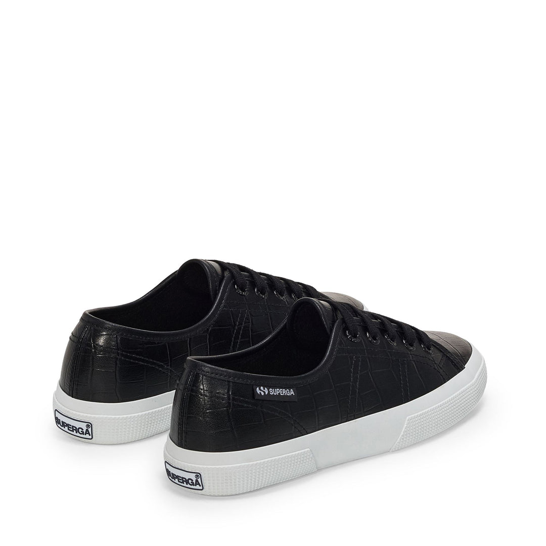 Zapatillas negras de corte bajo para mujer con parte superior sintética main