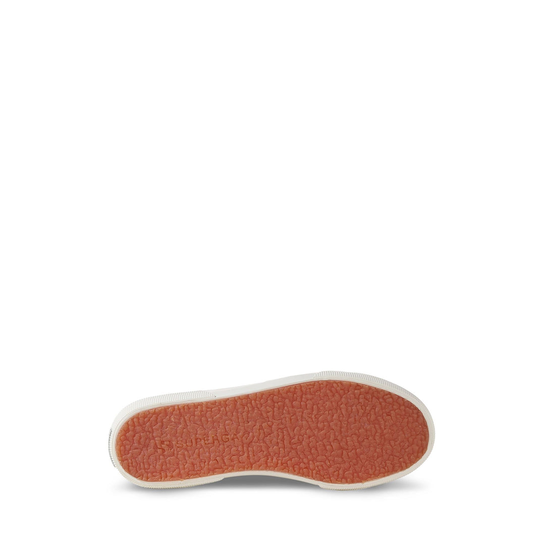 Beigefarbene Damen-Plateau-Sneaker mit Häkeloberteil main