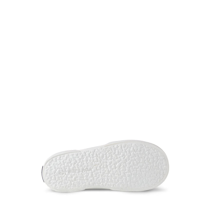 Girl's White Sandals with Cotton Upper 5