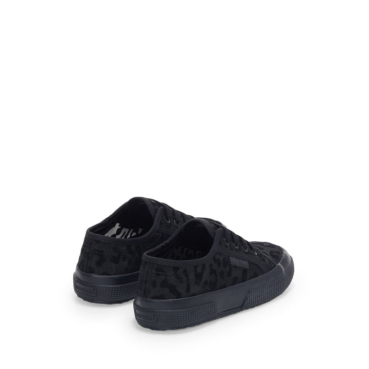 Schwarze, flache Mädchen-Sneaker mit Mesh-Obermaterial 3