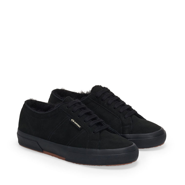 2750 SHEARLING - Le Superga - Décolleté - Femme - Full Black-Black 2