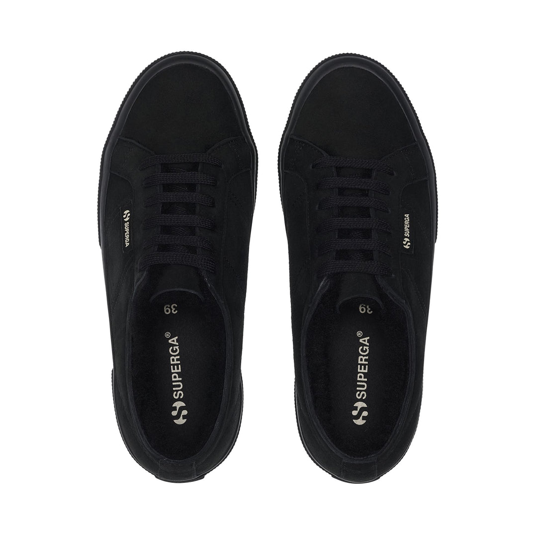 2750 SHEARLING - Le Superga - Décolleté - Femme - Full Black-Black main