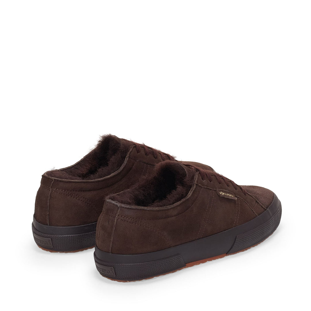 2750 SHEARLING - Le Superga - Décolleté - Femme - Full Dk Chocolate-Brown Java main