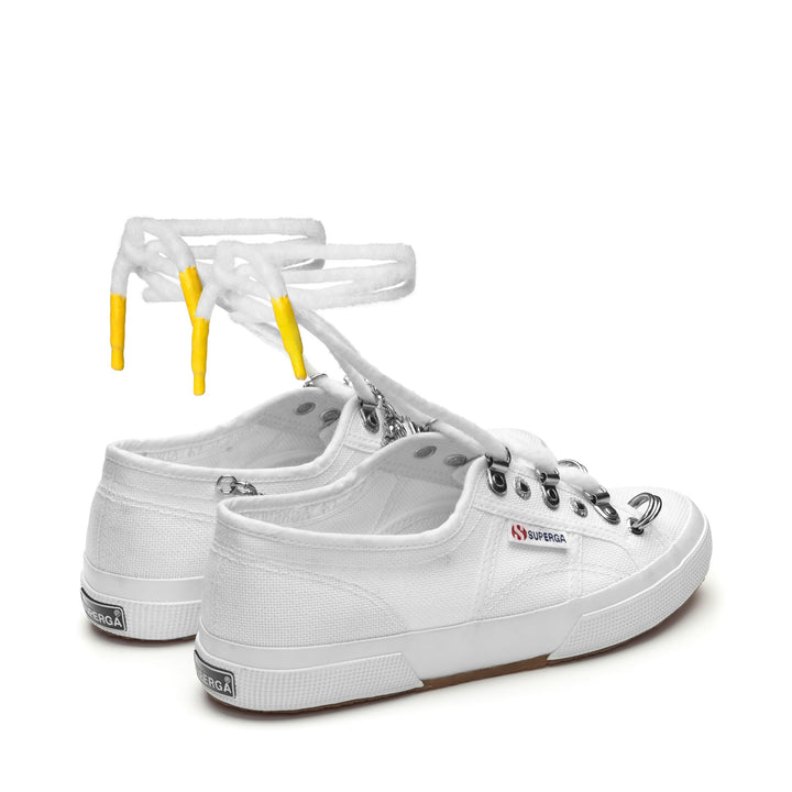 Sneakers classiche bianche da donna con tomaia in cotone 3