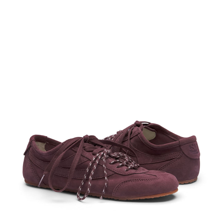 Sneakers classiche unisex completamente rosse con tomaia in pelle scamosciata 3