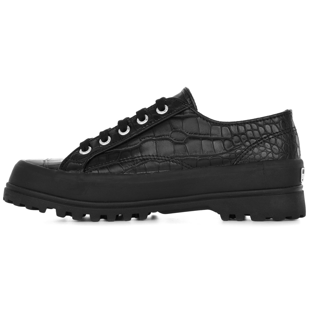 Sneakers Woman 2555-ALPINA PUCROCOW TL Low Cut BLACK Dressed Side (jpg Rgb)		