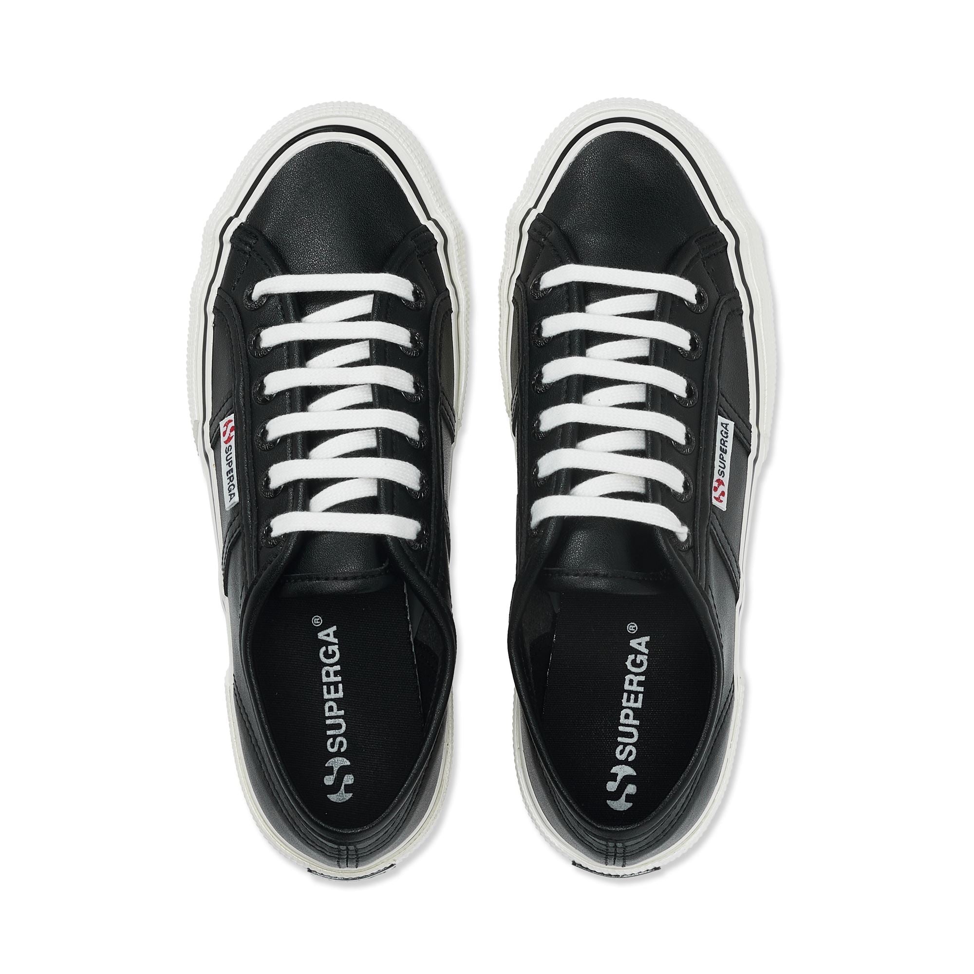 (取寄) スペルガ 2750 OG Superga Superga 2750 OG Black/White Avorio Le Superga Unisex 2490 VEGAN MATERIAL Sneaker BLACK-WHITE AVORIO