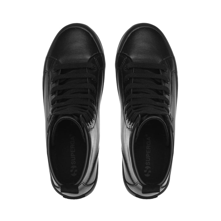 Stivaletti da donna total black con fodera in cotone 4