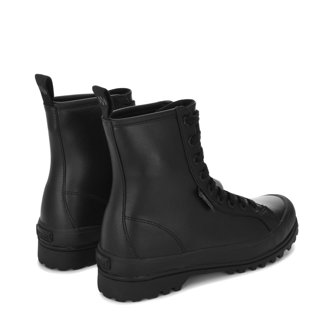 Stivaletti da donna total black con fodera in cotone main