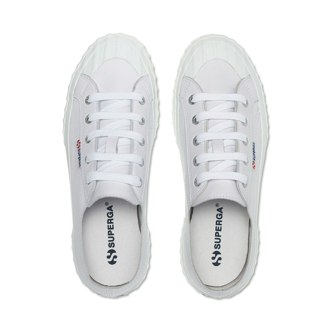 Sneakers Unisex 2630 STRIPE UNLINED NAPPA Low Cut OPTICAL WHITE Dressed Back (jpg Rgb)		