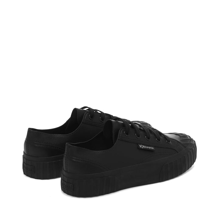 Sneakers Unisex 2630 STRIPE UNLINED NAPPA Low Cut TOTAL BLACK Dressed Side (jpg Rgb)		
