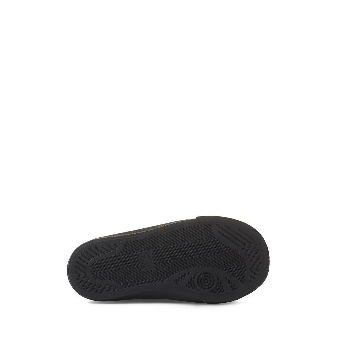 Schwarze Low-Cut-Sneakers für Kinder mit Obermaterial aus Gummi main