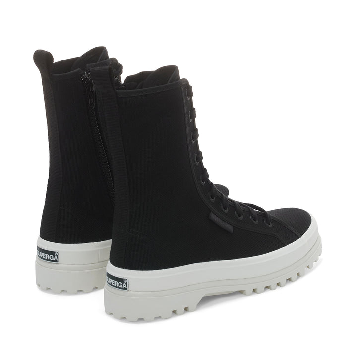 Botines negros de mujer con parte superior de algodón 3