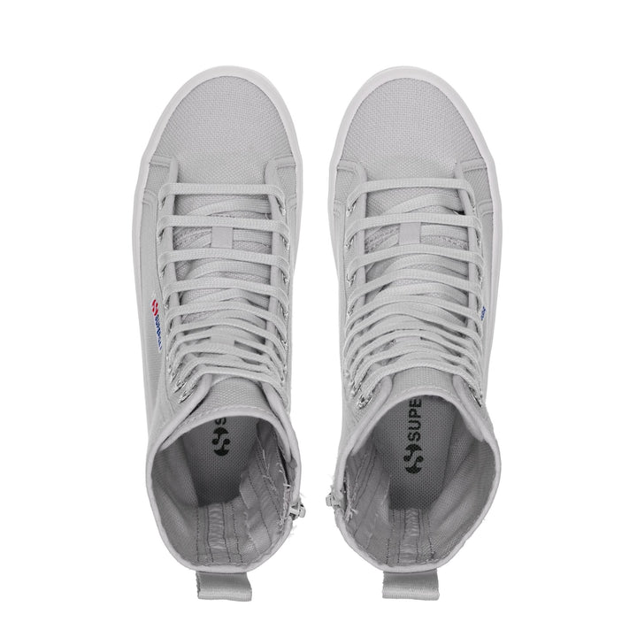 Botines grises de mujer con parte superior de algodón 4