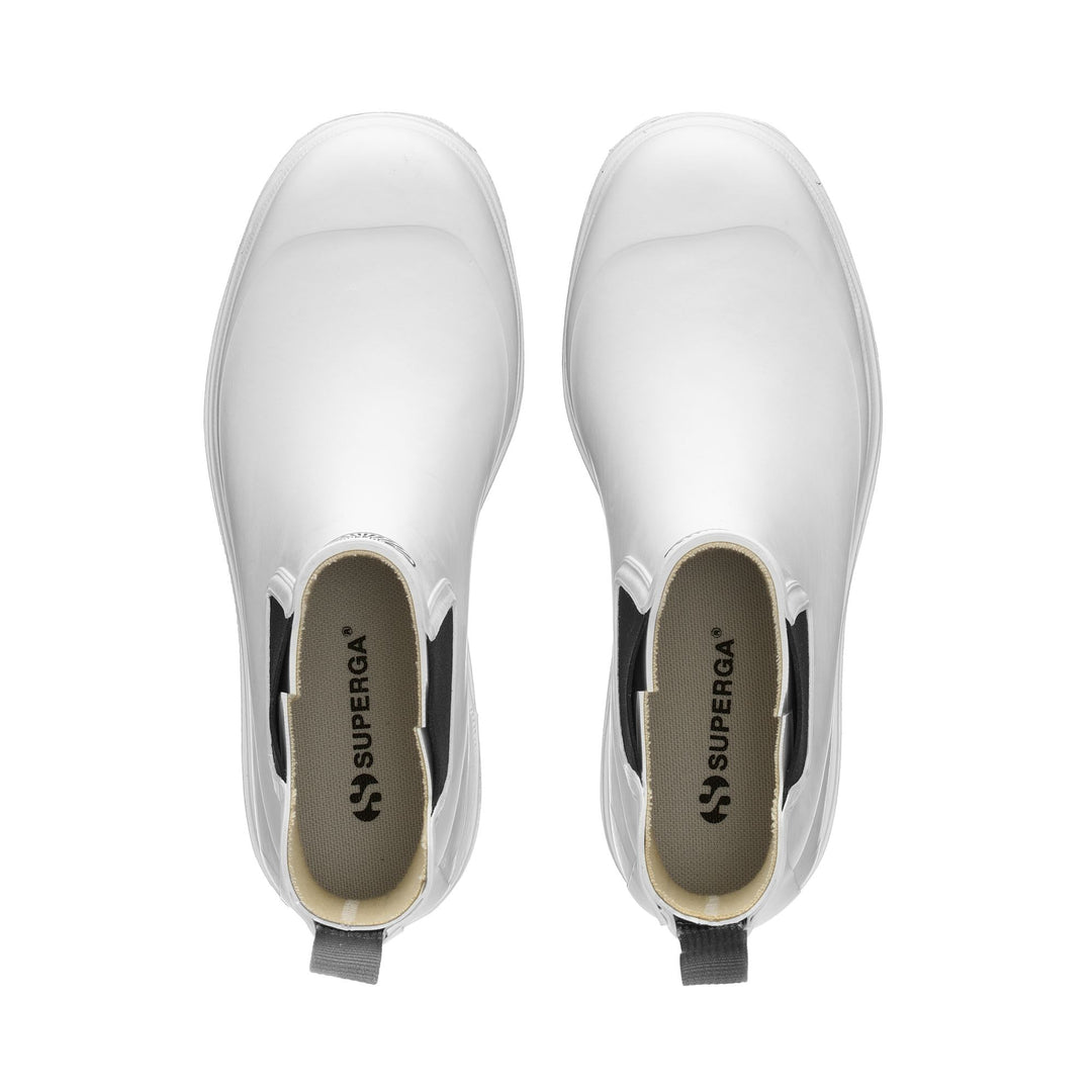 Stivali di gomma unisex taglio medio colore bianco main