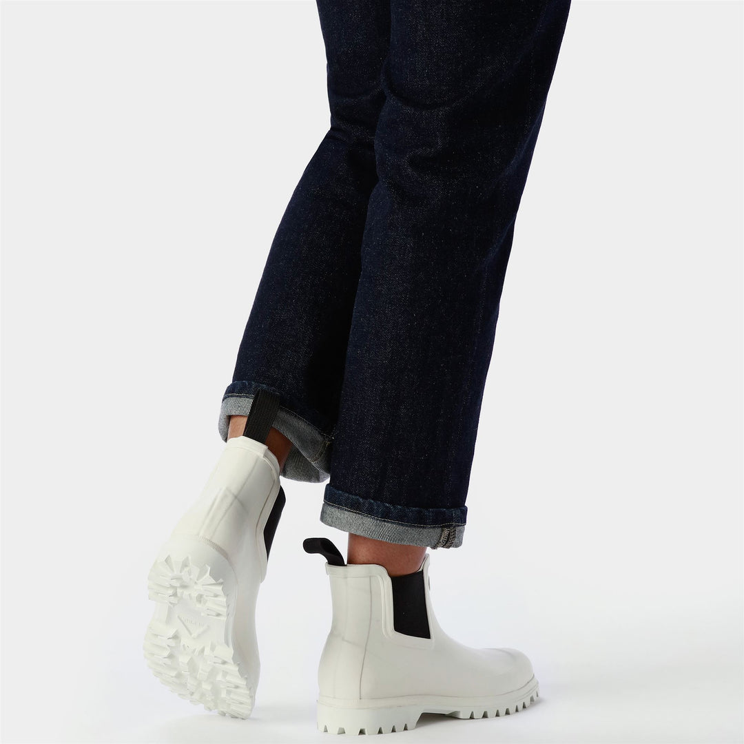 Stivali di gomma unisex taglio medio colore bianco main
