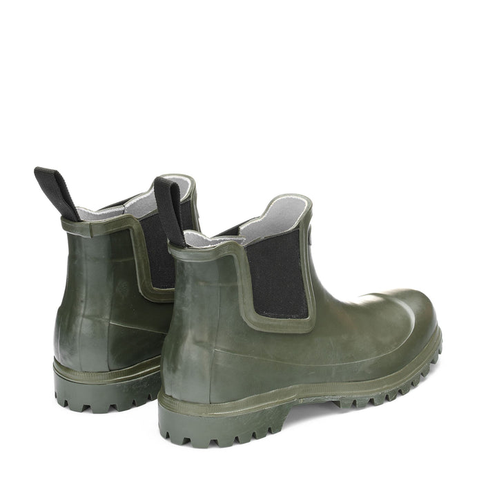 Botas de goma unisex de corte medio Sherwood verde con forro de algodón 3