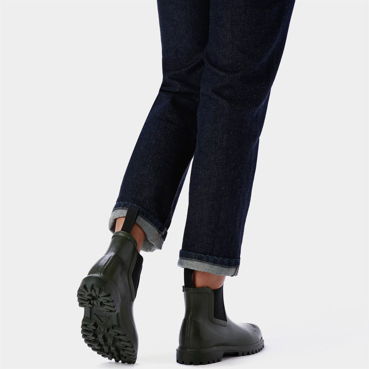 Botas de goma unisex de corte medio Sherwood verde con forro de algodón 7