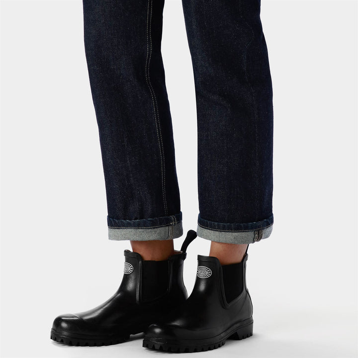 Mid Cut Unisex Rubber Boots Black Color 6
