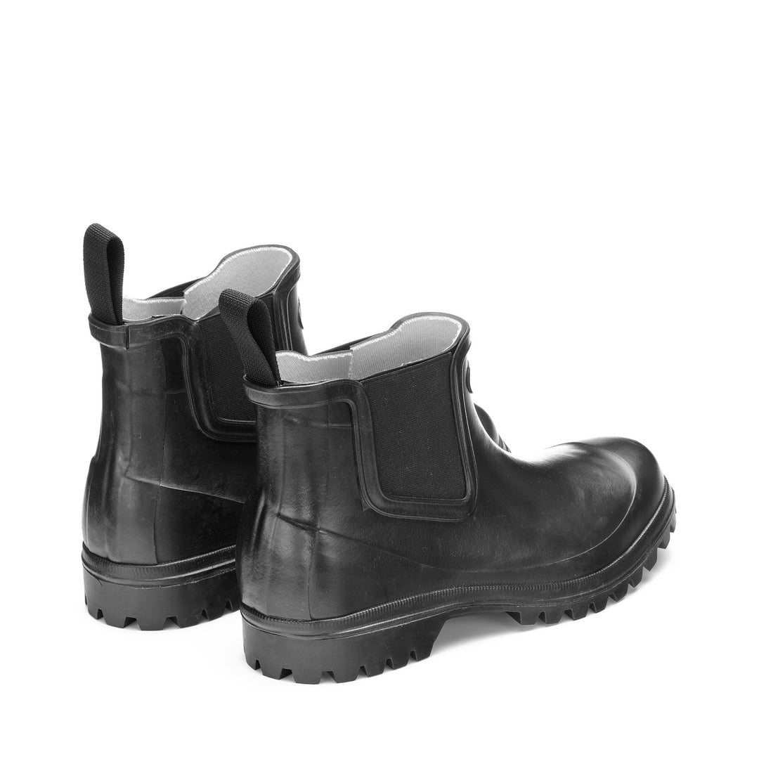 Rubber Boots Unisex 798 RUBBER BOOTS Mid Cut TOTAL BLACK Dressed Side (jpg Rgb)		