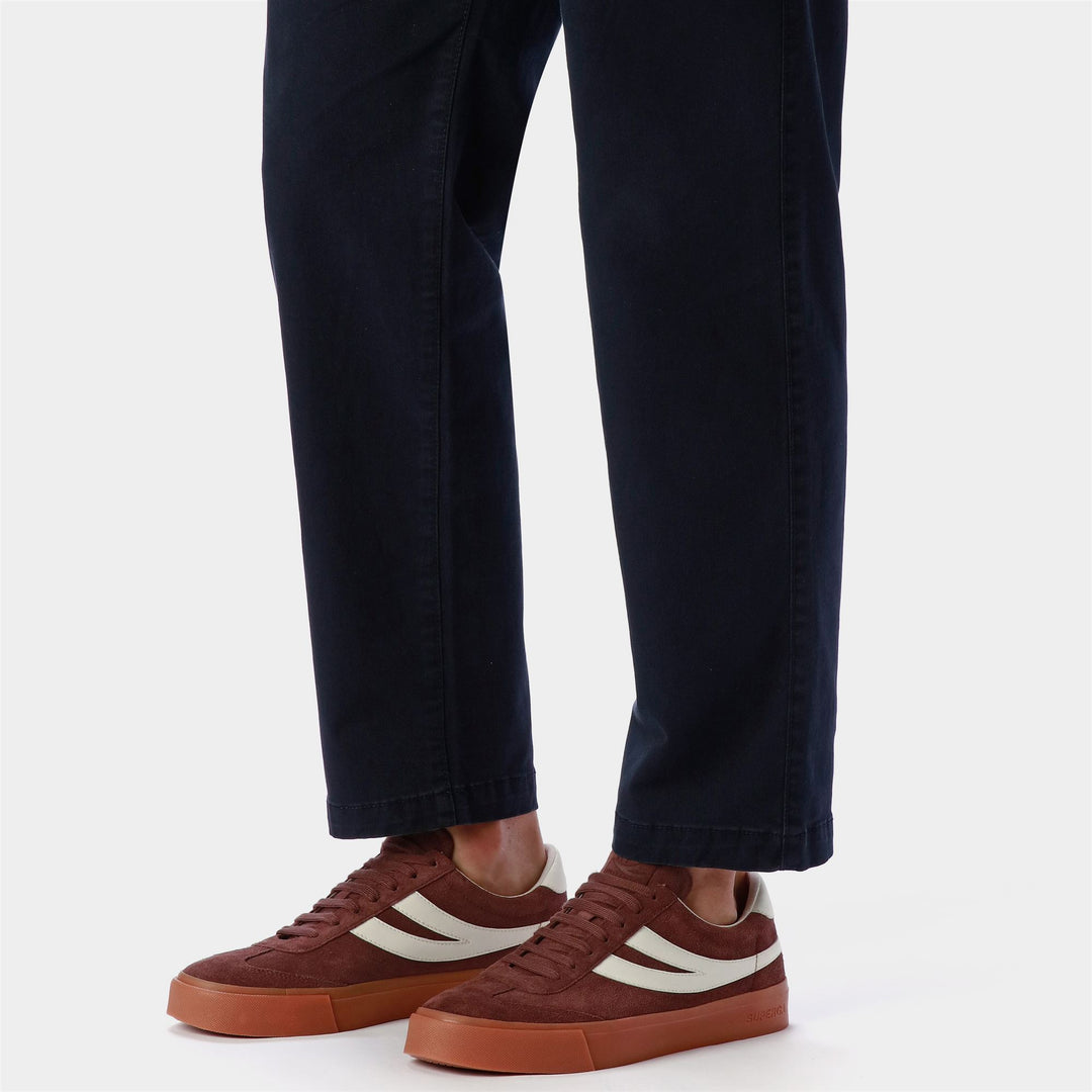 Unisex Low Cut Sneakers in Puce with Suede Upper main