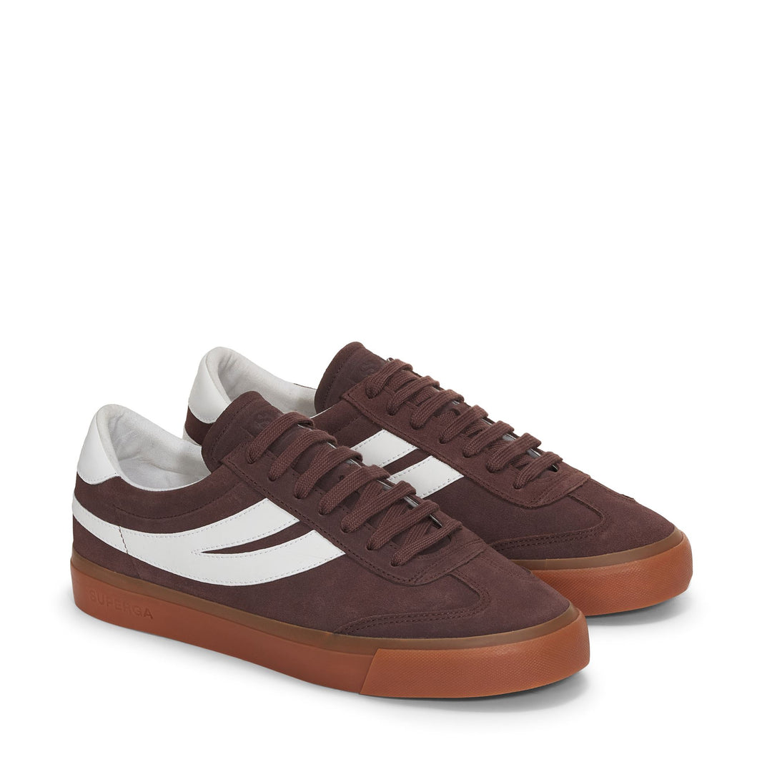 Unisex Low Cut Sneakers in Puce with Suede Upper main