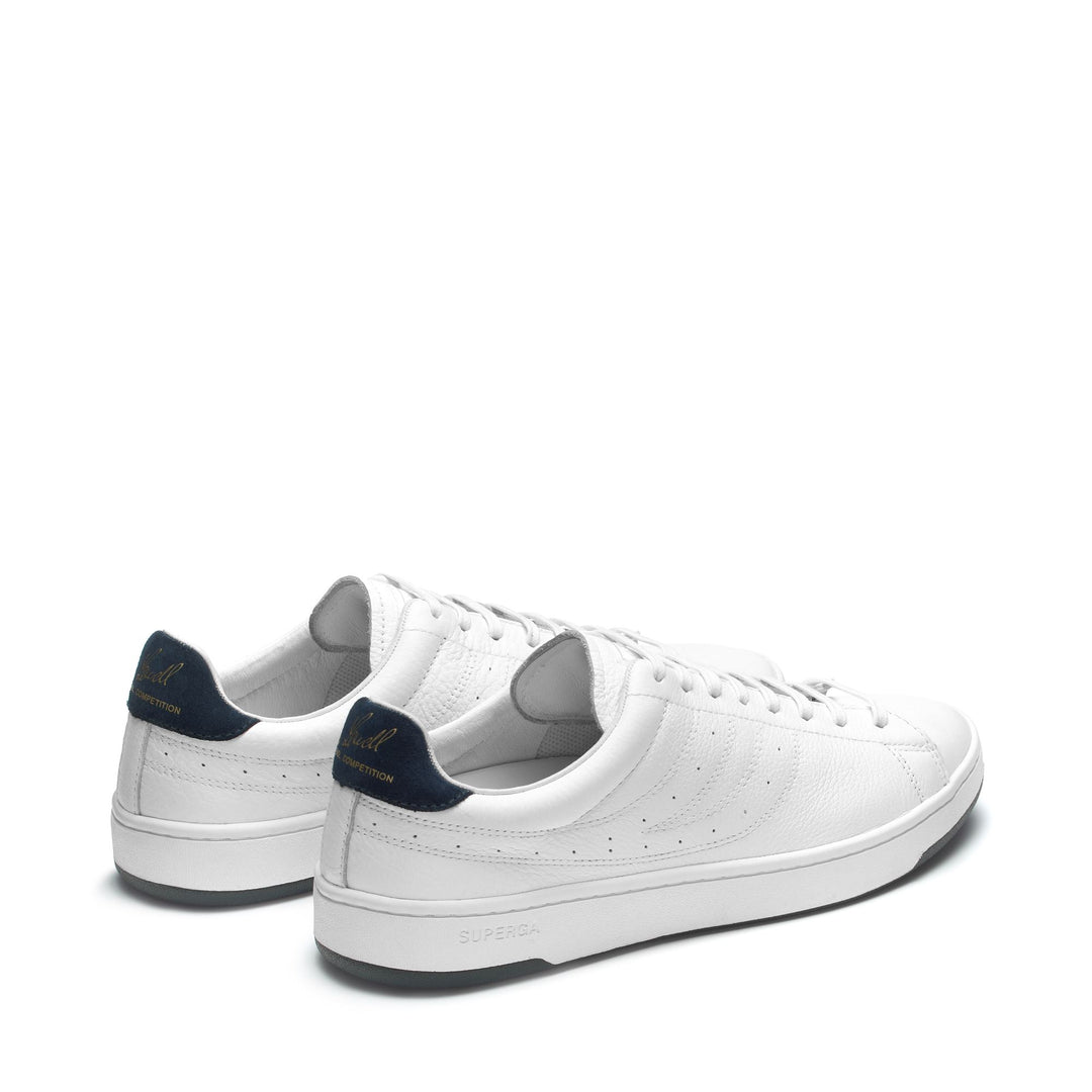 Sneakers Unisex 4833 LENDL MATCH Low Cut WHITE-BLUE GREY DK Dressed Side (jpg Rgb)		
