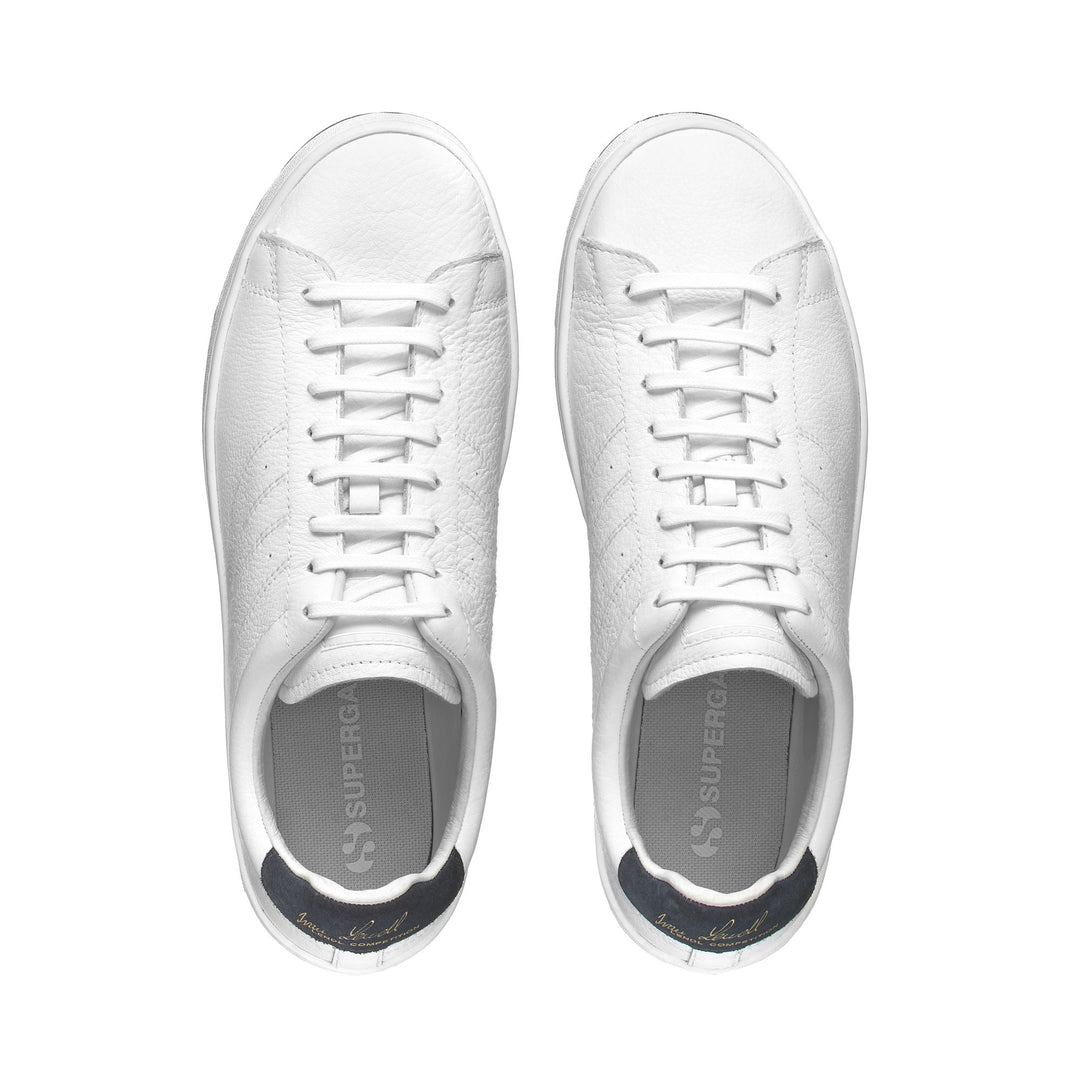 Sneakers Unisex 4833 LENDL MATCH Low Cut WHITE-BLUE GREY DK Dressed Back (jpg Rgb)		