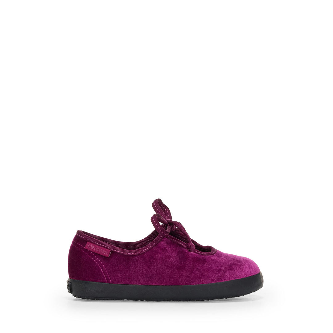 Girl's Ballerina Fuchsia with Velvet Upper main