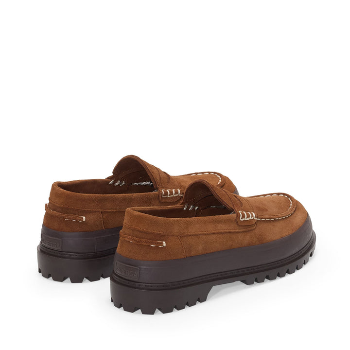 3110 MOCASSINO SUEDE - Moc - Low Cut - Woman - Tan Brown-Dk Chocolate 3