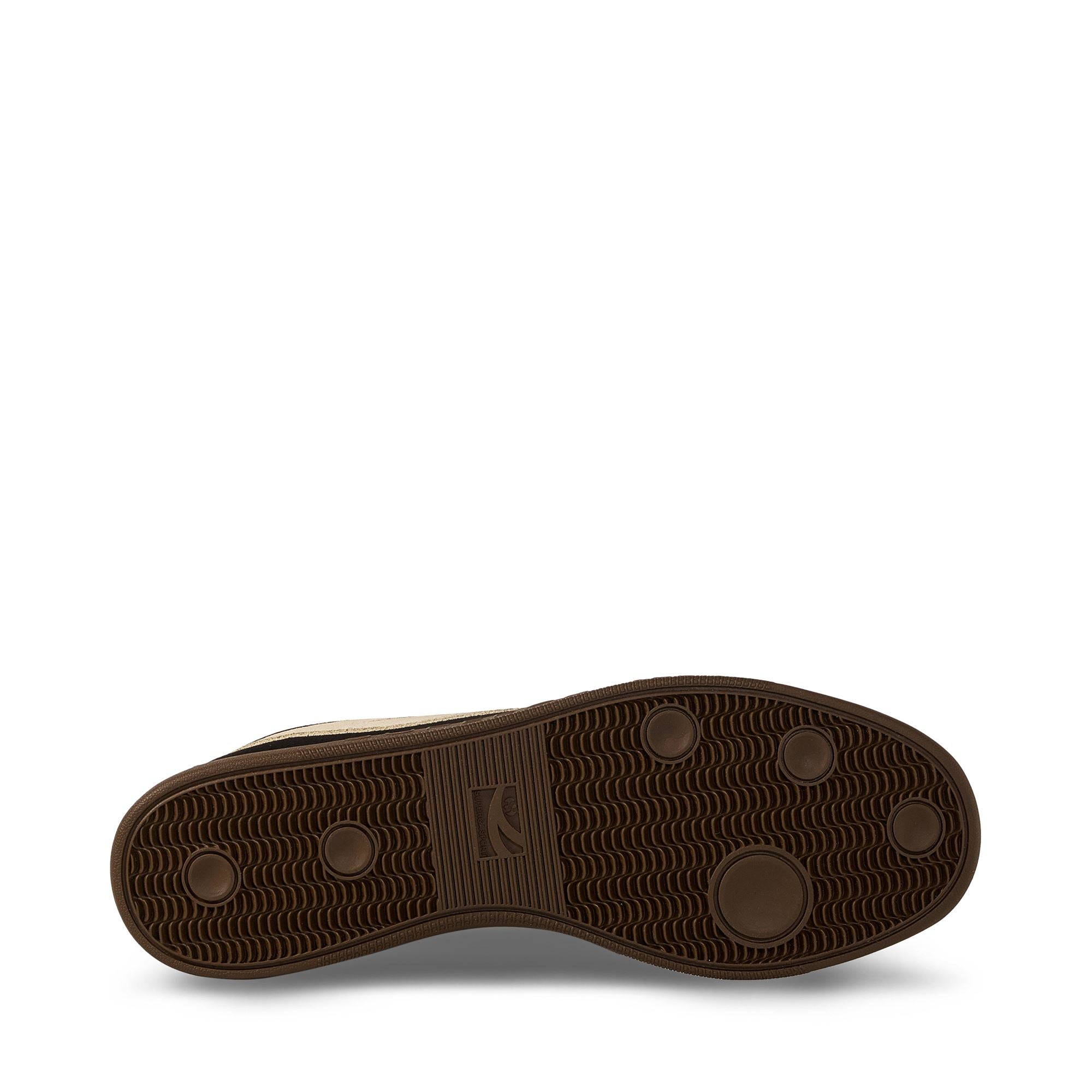 Unisex Black Low Cut Sneakers with Suede Upper | Superga