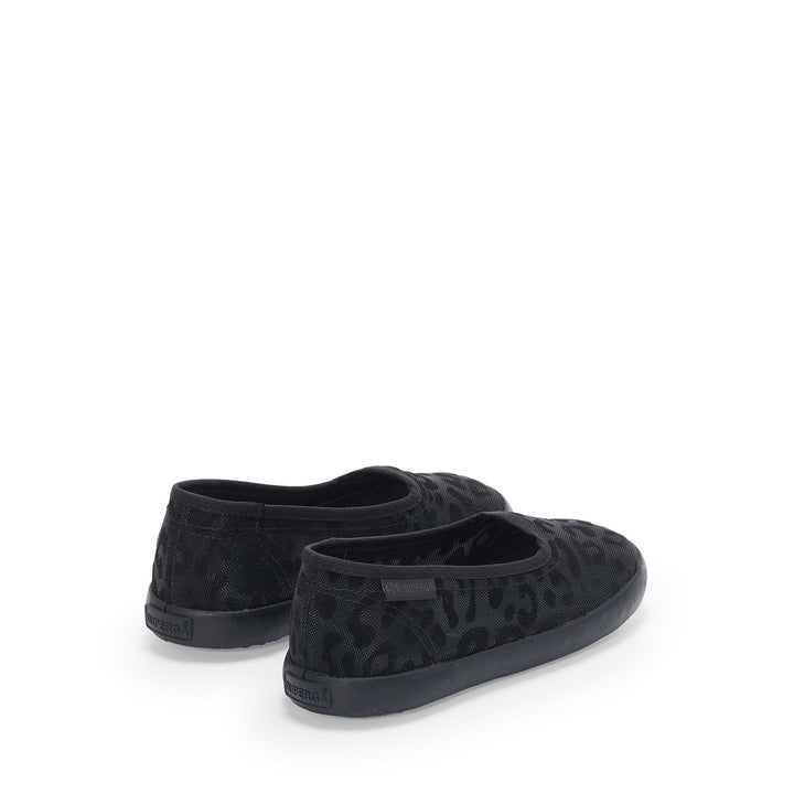 Schwarze Ballerinas für Mädchen mit Mesh-Obermaterial 3