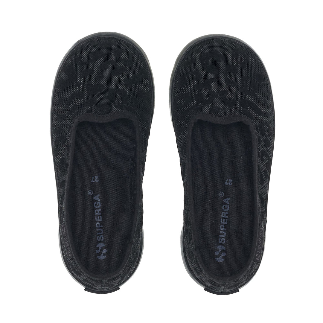 Girl's Black Ballerina with Mesh Upper main