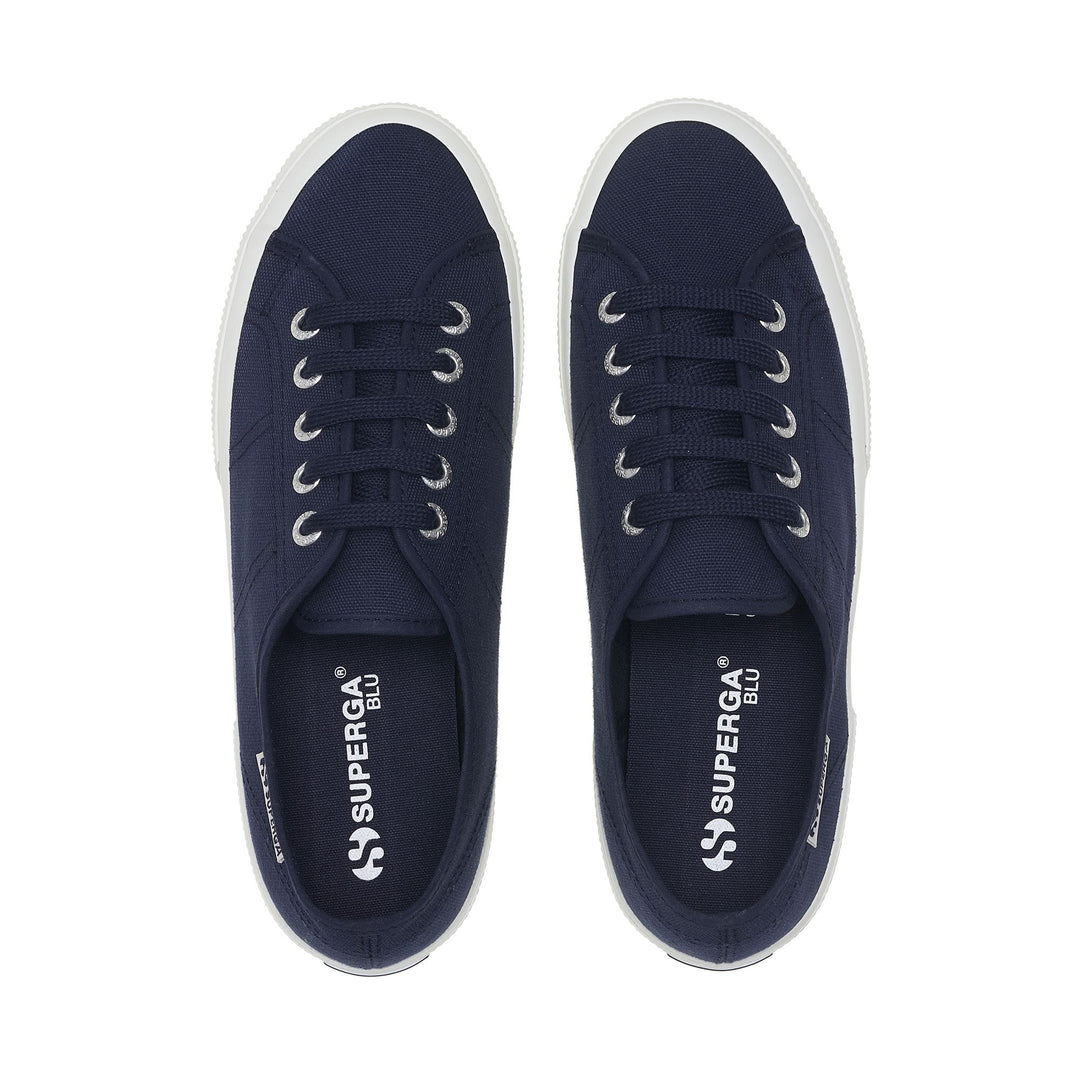 Unisex Navy Sneakers with Cotton Upper main