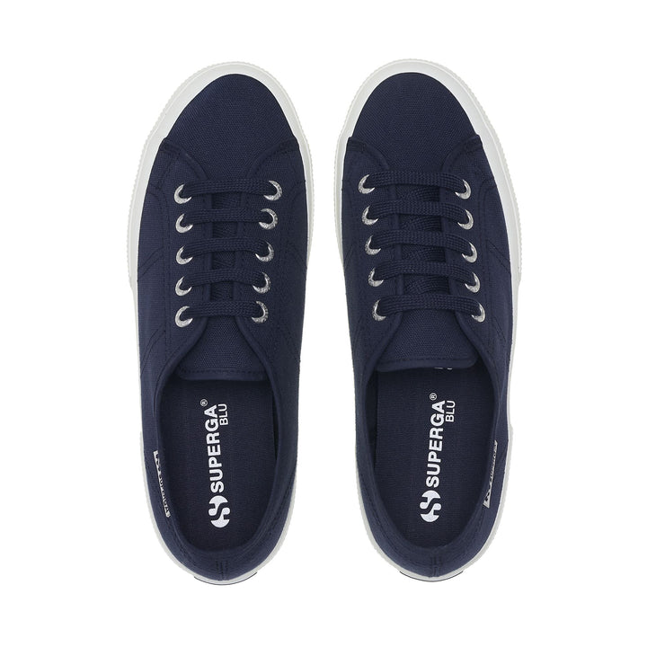 Unisex Navy Sneakers with Cotton Upper 4
