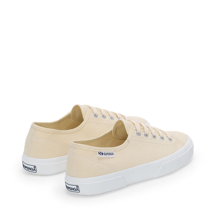 Sneakers unisex beige con tomaia in cotone 3