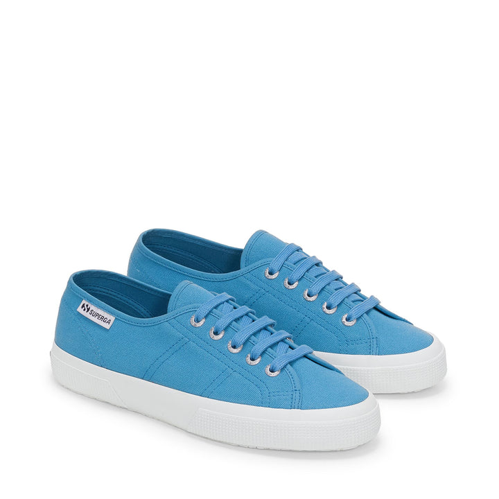 Sneakers blu unisex con tomaia in cotone 2