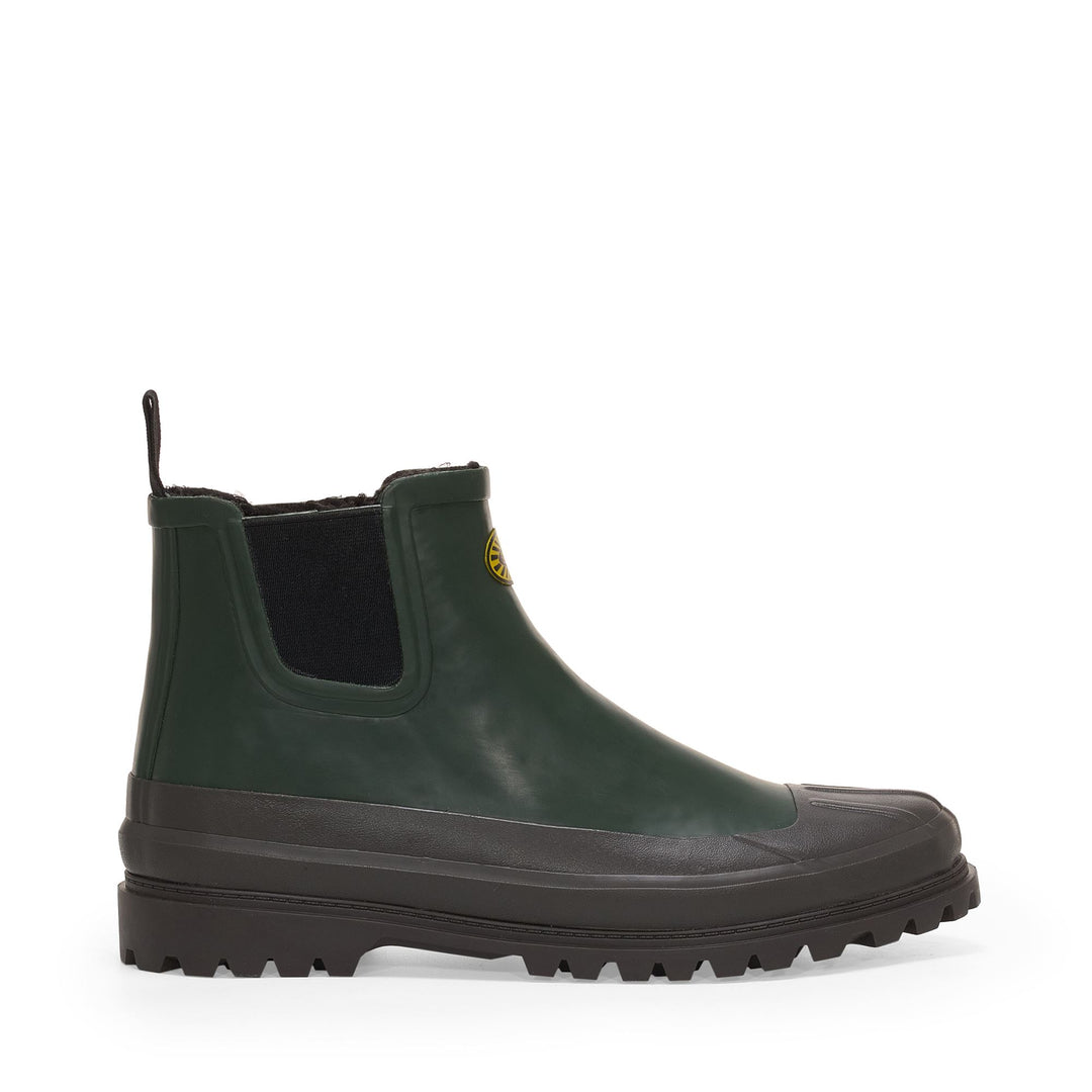 3334 RUBBER ALPINA DUCK - Rubber Boots - Mid Cut - Unisex - Green-Brown 01