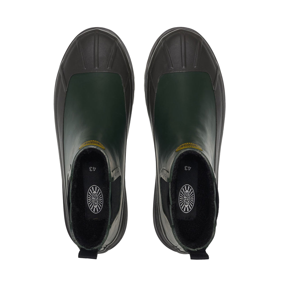 3334 RUBBER ALPINA DUCK - Rubber Boots - Mid Cut - Unisex - Green-Brown main