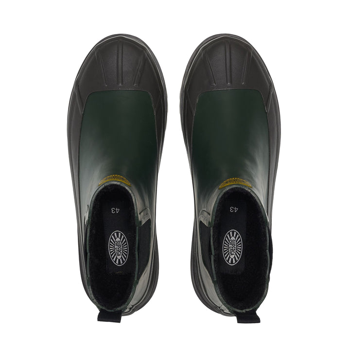 3334 RUBBER ALPINA DUCK - Rubber Boots - Mid Cut - Unisex - Green-Brown 4