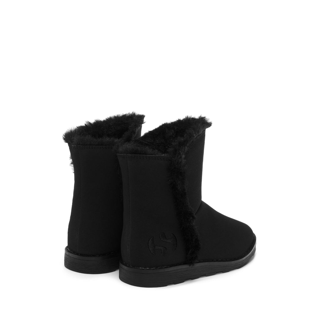 Schwarze Mädchenstiefel mit Obermaterial aus Synthetik main