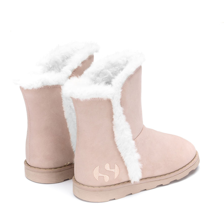 Boots Girl 4033 KIDS SYNTHETIC MATERIAL Boot PINK ALMOND Dressed Side (jpg Rgb)		