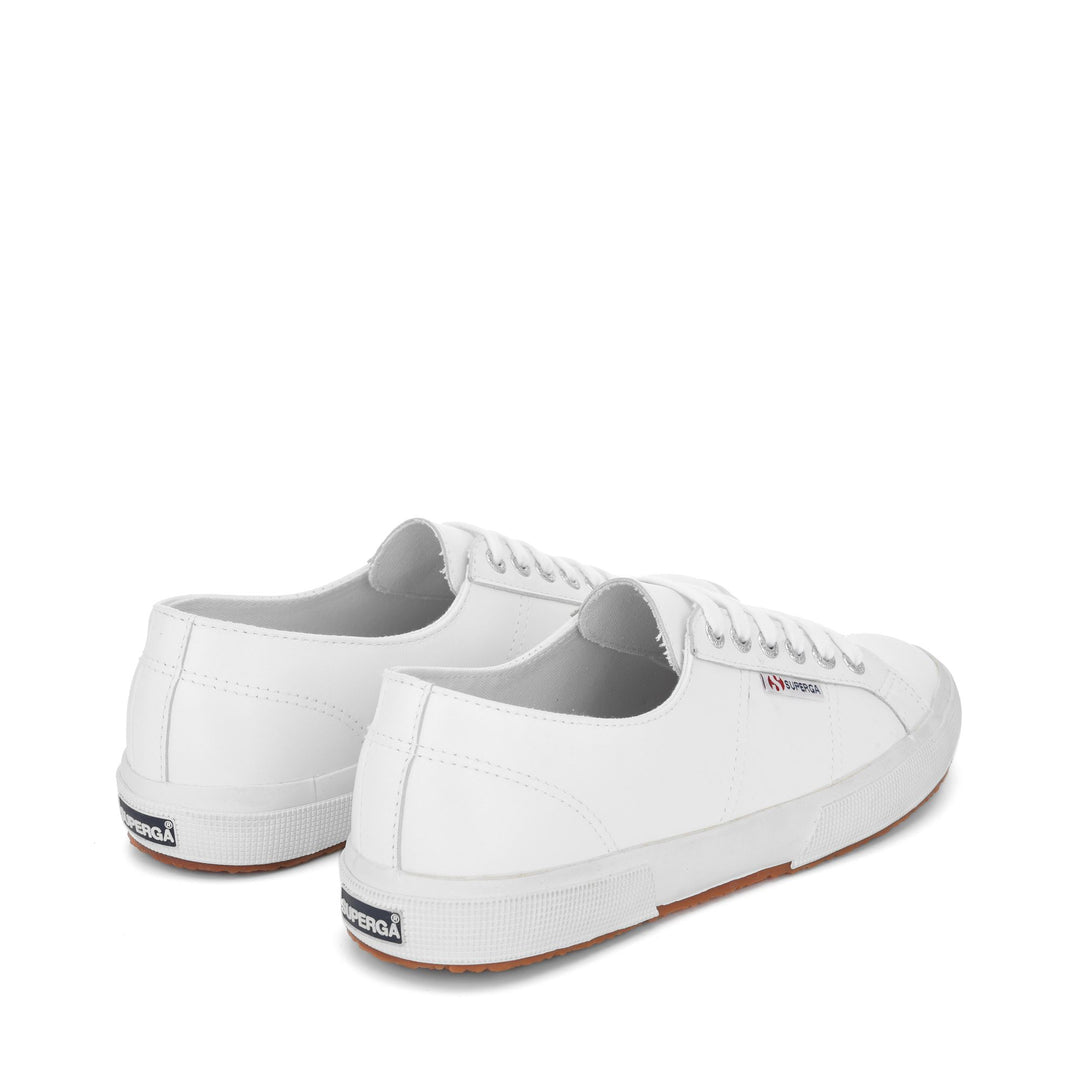 Le Superga Unisex 2750 NAPPA Sneaker WHITE Dressed Side (jpg Rgb)		