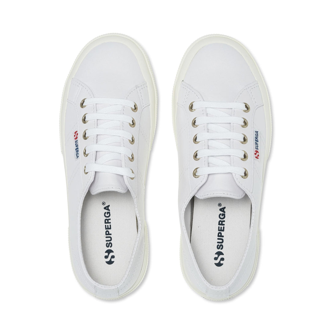 Unisex-Sneaker in optischem Weiß mit Obermaterial aus Nappaleder main