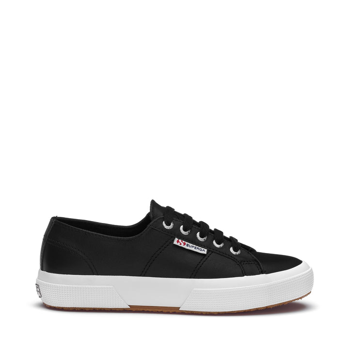 Zapatillas negras unisex con parte superior de piel napa 1